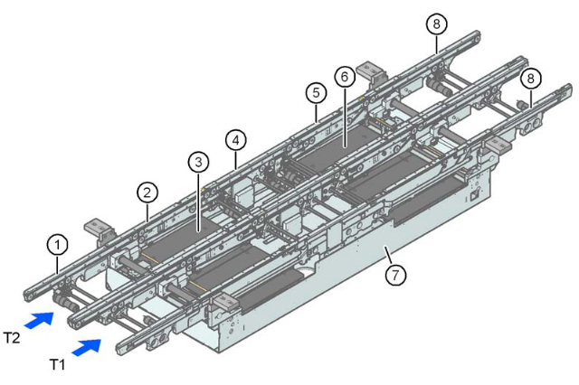 西門子貼片機D4i PCB 傳送導軌系統(tǒng)